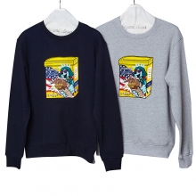 [LIMITED EDITION] MILK A-KING DOG PATCH SWEAT SHIRT