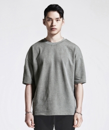 OVERSIZED BASIC T-SHIRT (OLIVE/WASHED)