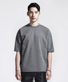 SIDE ZIP T-SHIRT (GREY)