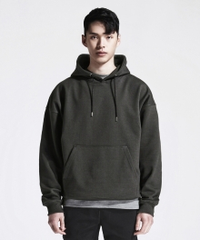 SIDE ZIP HOODIE (CHARCOAL)