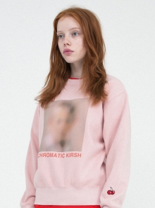 Mosaic sweatshirt pink