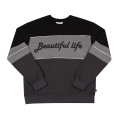 LINE SWEAT SHIRTS BLACK