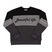 LINE SWEAT SHIRTS BLACK