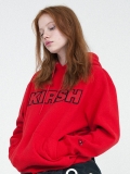 Kirsh logo hoodie red