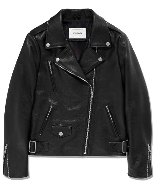 MUSINSA | VIVASTUDIO JANIS RIDERS JACKET JA [BLACK]