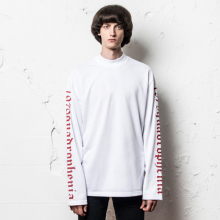 [Graphic] over sleeve white