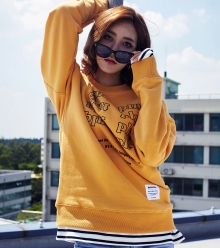 INSIDE OUT SWEAT SHIRT YELLOW