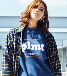 SQUARE PLMT SWEAT SHIRT NAVY