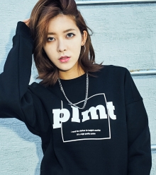 SQUARE PLMT SWEAT SHIRT BLACK