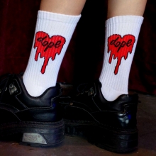 bloody heart socks