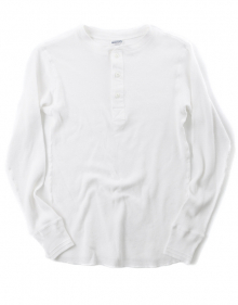 MILITARY THERMAL HENLEY SHIRTS [WHITE]