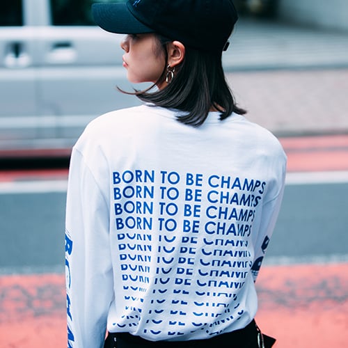 본챔스(BORN CHAMPS) BTBC L/S TEE WHITE CEPCMTS02WH - 56,000 | 무신사 스토어