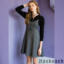 Bustier String Dress_Gray