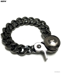 섹스토(SEXTO) [Handmade]W-05 Chain N-TYPE bracelet Black