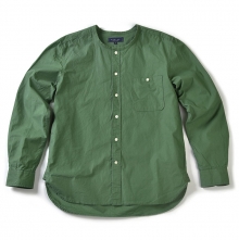 16FW COLLARLESS SHIRT GREEN