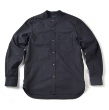 16FW BANDED COLLAR SHIRT CHARCOAL GREY