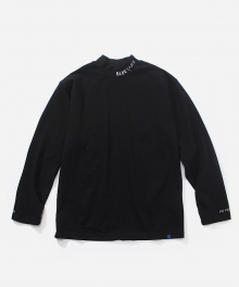 MOCK NECK LONG SLEEVE BLACK