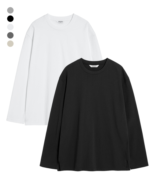 베이직 긴팔티셔츠 2종 ( 5Color )