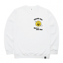 THANK YOU Crewneck White