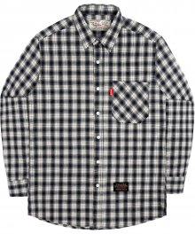 Basic Shirts Plaid Check Shirts  - Navy - Air one