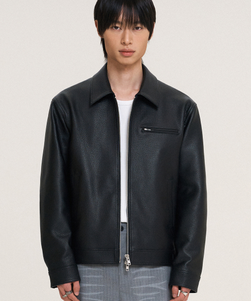 도프제이슨(doffjason) 카우하이드 싱글 자켓