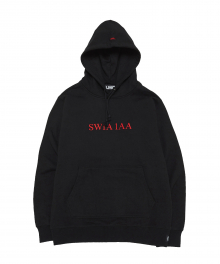 SW1A1AA PULLOVER HOODIE black