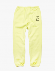 Logo Sweat Pants - Neon Yellow