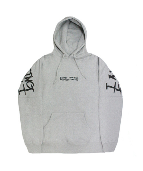 아임낫어휴먼비잉(I AM NOT A HUMAN BEING) Big Logo Hoodie - Grey - 79,000 | 무신사 스토어