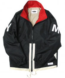 16 Color-block Sports Jacket (black)