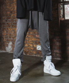 Gothic line baggy pants (gray)