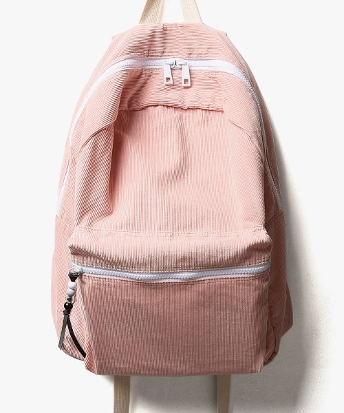 피스메이커(piecemaker) ALICE CORDUROY DAY PACK (PINK)