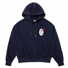 DALMATIAN DOG WAPPEN HOOD NAVY