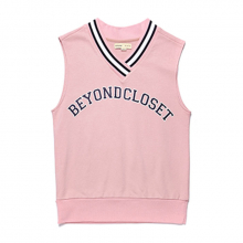 [HONGKONG EDITION] PREPPY LOGO VEST INDI PINK