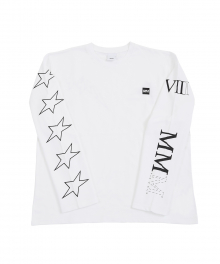 MULTI PRINTING LONG SLEEVE (WHITE)