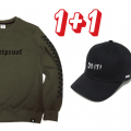 [1+1] Crewneck + Ball Cap 맨투맨 + 모자