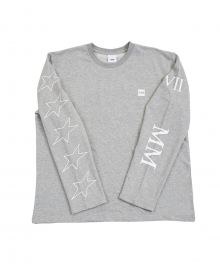 MULTI PRINTING LONG SLEEVE (GREY)