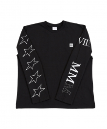 MULTI PRINTING LONG SLEEVE (BLACK)