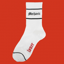 [로너] [UNISEX]LINE MECHANIC-WHITE