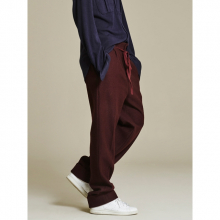 ROLLED UP PANTS BURGUNDY