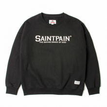 SP LOGO CREWNECK LS-BLACK