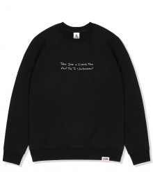 TAKE A TIME SWEATSHIRTS-BLACK