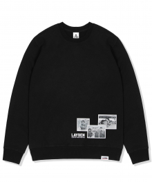 1970 KIDS SWEATSHIRTS-BLACK