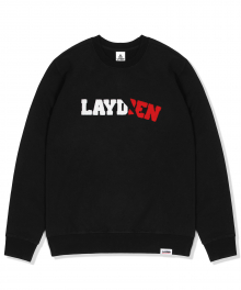 PAPER CUT SWEATSHIRTS-BLACK