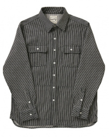 strip workshirt (black)