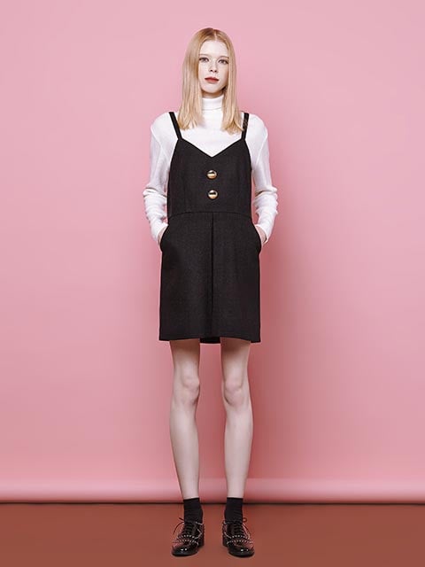 마가린핑거스(MARGARIN FINGERS) button slip one piece - 사이즈