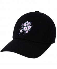 Sakura Ball Cap - Black