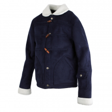 [ROMANTICCROWN]LUMBERJACK MOUTON JACKET_NAVY