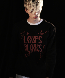 Waved Logo Sweatshirt - Black