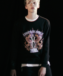 Hatching Sweatshirt - Black