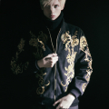 [Gold Label] Gold Embroidery Suede Jacket